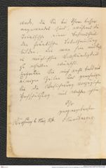 Nachlass Franz Steindachner, Brief von Karl von Sandberger an Franz Steindachner (06.03.1876), Inv.Nr. 433.02, Seite 2